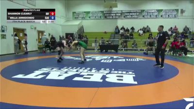 145 lbs 7th Place Match - Bella Arredondo, East Los Angeles College vs Shannon Clearly, Skyline