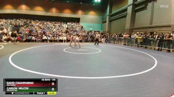 175 lbs Cons. Round 1 - David Chiamparino, Oak Ridge vs Carson Wilcox, Granite Bay