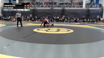 190 lbs Champ. Round 1 - Max Rucker, Niles vs Tristen Blaker, Dekalb