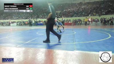 118 lbs Consi Of 64 #2 - Brody Thomas, Central Middle School vs Juelz Hickerson, Tough N Technical Wrestling Club