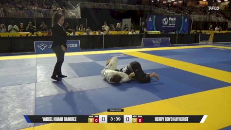 Henry Boyd Hayhurst vs Yadxel Himar Ramirez 2025 Pan Kids Jiu-Jitsu IBJJF Championship