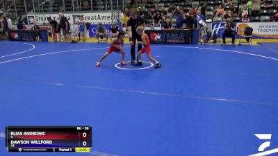56 lbs Semifinal - Elias Andronic, IL vs Dawson Willford, AZ
