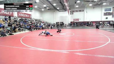 120 lbs Consi Of 8 #2 - Alexander Harr, Ledyard vs James Lemmis, Weston