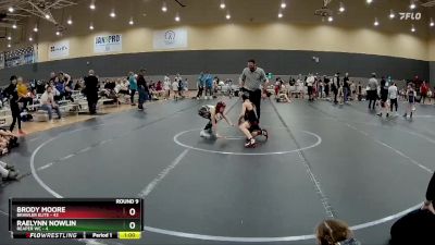 72 lbs Round 9 (10 Team) - Raelynn Nowlin, Reaper WC vs Brody Moore, Brawler Elite