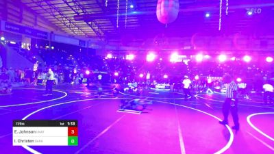 72 lbs Quarterfinal - Emily Johnson, Unattached vs Isla Christen, Saratoga WC