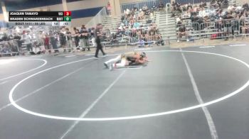 95 lbs Consi Of 16 #2 - Joaquin Tamayo, Vici WC vs Braden Schwarzenbach, Mantanona TC