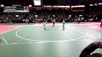 75 lbs Cons. Round 1 - Greyson Zoul, BUC2 vs Dominic Childs, MEN1