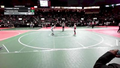 75 lbs Cons. Round 1 - Greyson Zoul, BUC2 vs Dominic Childs, MEN1