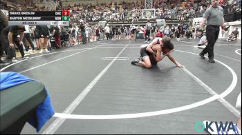 110-120 lbs Rr Rnd 5 - Drake Breslin, Choctaw Ironman vs Easton McGilbert, Midwest City Bombers Youth Wrestling Club