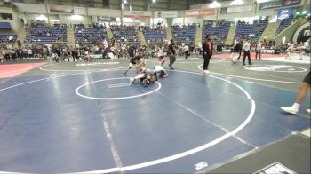 106 lbs Quarterfinal - Blake Hawkins, Bear Cave WC vs Daniel Romero, Top Notch WC