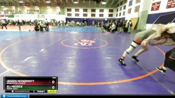 174 lbs Cons. Round 4 - Jensen Mcdermott, Benedictine College vs Eli Messick, Baker (Kan.)