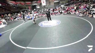 120 lbs Stevie Joyce Martin, MDWA - Mount Diablo Wrestling Association vs Mia Gonzales, SCVWA - Santa Clara Valley Wrestling Association