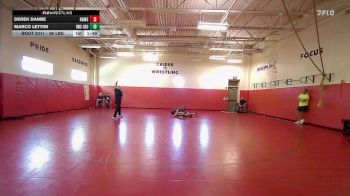 96 lbs Quarterfinal - Derek Danbe, Red Nose Wrestling School vs Marco Lettini, Ruthless WC