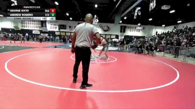 285 lbs Cons. Round 2 - Andrew Romero, El Toro vs George Sixto, Trabuco Hills