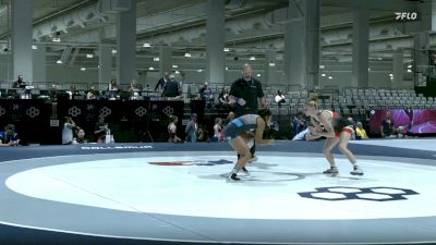50 kg Champ. Rd Of 32 - Brianna Vollendroff, Nebraska Panhandle Wrestling Club vs Alejandra Corral, Menlo Wrestling Club