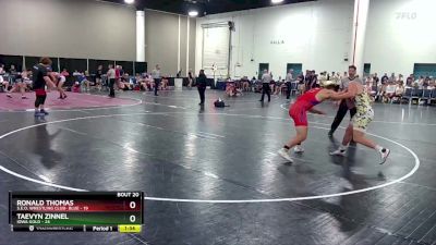 190 lbs Semis & Wb (16 Team) - Taevyn Zinnel, Iowa Gold vs Ronald Thomas, S.E.O. Wrestling Club- Blue