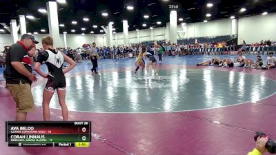 125 lbs Placement (16 Team) - Corah Linnaus, Nebraska Widow Makers vs Ava Beldo, Illinois Cornstars Gold