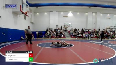 100 lbs Rr Rnd 1 - Pierce Hays, Deer Creek Wrestling Club vs Jett Parker, Deer Creek Wrestling Club