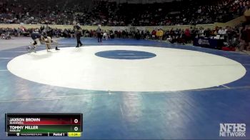 3A-106 lbs Semifinal - Jaxson Brown, Blackwell vs Tommy Miller, Marlow