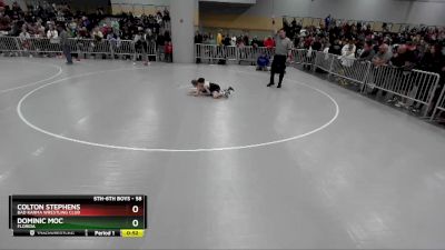 58 lbs 3rd Place Match - Dominic Moc, Florida vs Colton Stephens, Bad Karma Wrestling Club