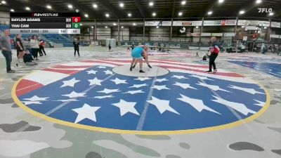 285 lbs 2nd Place Match - Daylon Adams, Scottsbluff vs Thai Cam, Sioux Center Riptide