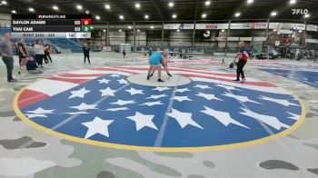 285 lbs 2nd Place Match - Daylon Adams, Scottsbluff vs Thai Cam, Sioux Center Riptide