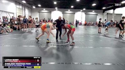 145 lbs Round 7 (8 Team) - Lamiah Berry, MGW Slaying Sirens vs Everleigh Whitman-Mandarakas, U2 Women Of The Uprising