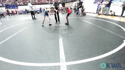 61 lbs Consolation - Reginald Cates, Carl Albert vs Sawyer Barnes, Newcastle Youth Wrestling