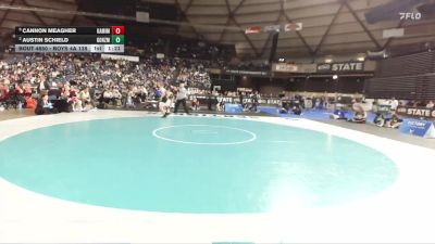 Boys 4A 138 lbs 1st Place Match - Cannon Meagher, Kamiakin vs Austin Schield, Gonzaga Prep