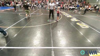 60 lbs Quarterfinal - Creek Cassity, Barnsdall Youth Wrestling vs Buck Buchanan, Bentonville Wrestling Club