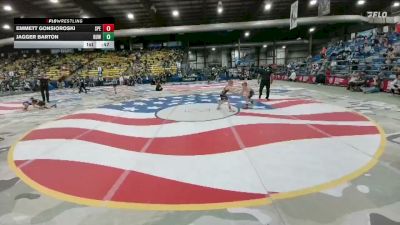 60 lbs Cons. Round 3 - Emmett Gonsioroski, Spearfish vs Jagger Barton, Riverton USA Wrestling