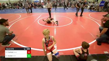 49 lbs Round Of 16 - Caleb Foshee, Broken Arrow Wrestling Club vs Clay Hubler, Warner Eagles Youth Wrestling