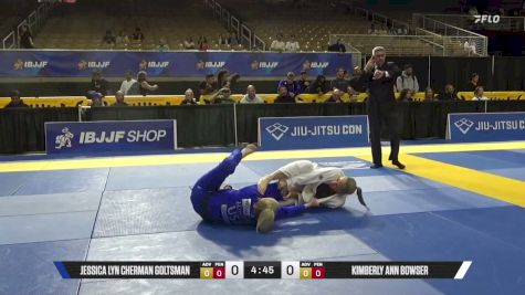 Kimberly Ann Bowser vs Jessica Lyn Cherman Goltsman 2026 Pan Jiu Jitsu IBJJF Championship