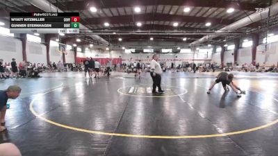 129 lbs Round 3 (12 Team) - Gunner Sternhagen, Benton vs Wyatt Kitzmiller, Cow Valley