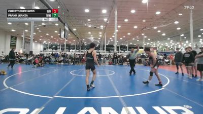 134 lbs Consi Of 4 - Christopher Noto, Superior Gold - HSC vs Frank Leanza, Team Nauman Silver Fox - HSC