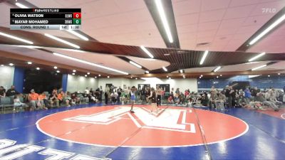 82 lbs Cons. Round 1 - Olivia Watson, Sandpoint Legacy Wrestling Club vs Mayar Mohamed, 208 Badgers Wrestling Club
