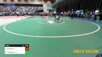 67 lbs Quarterfinal - Urijah Rucobo, Central Coast Most Wanted vs Blayden Thompson, Cape Fear