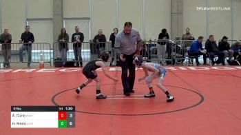 57 lbs Semifinal - Anthony Curlo, Broad Axe White ES vs Harley Mann, Level Up ES