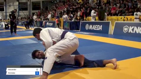 NICHOLAS MAGLICIC vs ALEXANDER BAFFOUN 2018 World IBJJF Jiu-Jitsu Championship