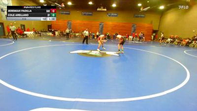 113 lbs Semifinals (4 Team) - Jeremiah Padilla, Sanger vs Cole Arellano, Santa Ynez