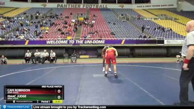 157 lbs 3rd Place Match - Cam Robinson, Iowa State vs Isaac Judge, Iowa State