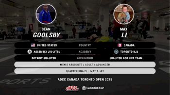 Sean Goolsby vs Max Li 2025 ADCC Toronto Open