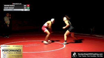 138 lbs Heaven Bazile, Bloomfield vs Juliet Oakley, Vernon Township