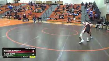 132 lbs Cons. Round 4 - Caleb Clary, Upper Sandusky vs Karson Schindler, Washington (Massillon)