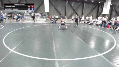 157 lbs Tristen Cox, Kansas Blue vs Anthony Manno, California Blue
