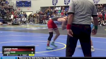 150 lbs Champ. Round 3 - Jackson Young, INDIAN LAKE vs Caiden Maize, EASTWOOD