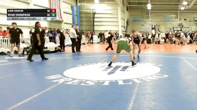 170 lbs Consi Of 4 - Law Davlin, OH vs Ryan Thompson, NC