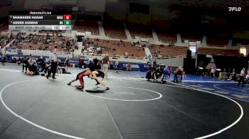 D1-120 lbs Champ. Round 1 - Adden Jarman, Mesa High School vs Shamaree Hasan, Williams Field High School