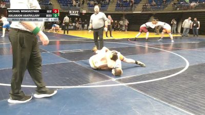 125 lbs Semifinal - Michael Wengrzynek, Northwest vs Aslamjon Asatullaev, Moon