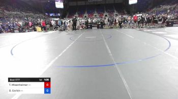 120 lbs Cons 32 #1 - Tyler Misenheimer, Oklahoma vs Dale Corbin, Wisconsin